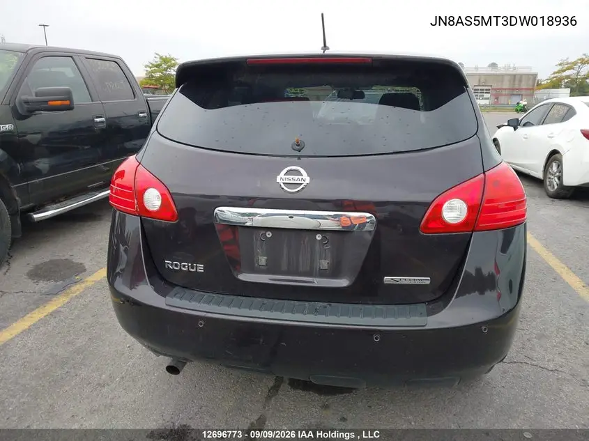2013 NISSAN ROGUE VIN JN8AS5MT3DW018936 — фото 17