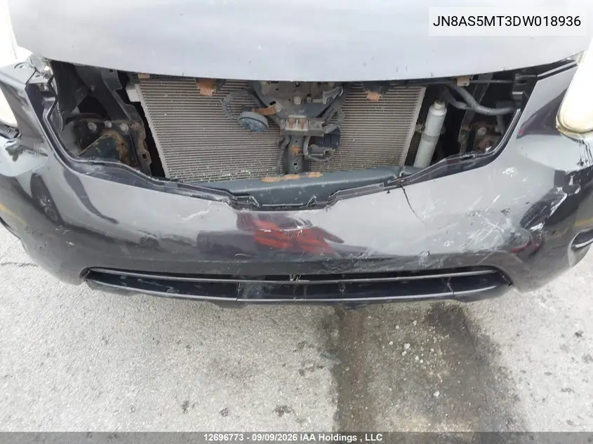 2013 NISSAN ROGUE VIN JN8AS5MT3DW018936 — фото 6