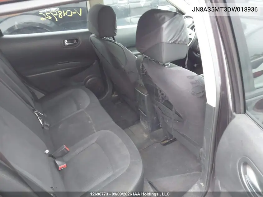 2013 NISSAN ROGUE VIN JN8AS5MT3DW018936 — фото 8