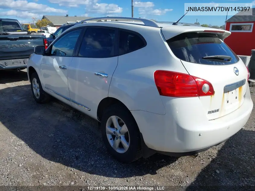 2013 NISSAN ROGUE VIN JN8AS5MV7DW145397 — фото 3
