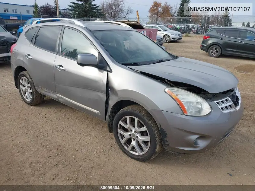 NISSAN ROGUE 2013, VIN JN8AS5MV2DW107107