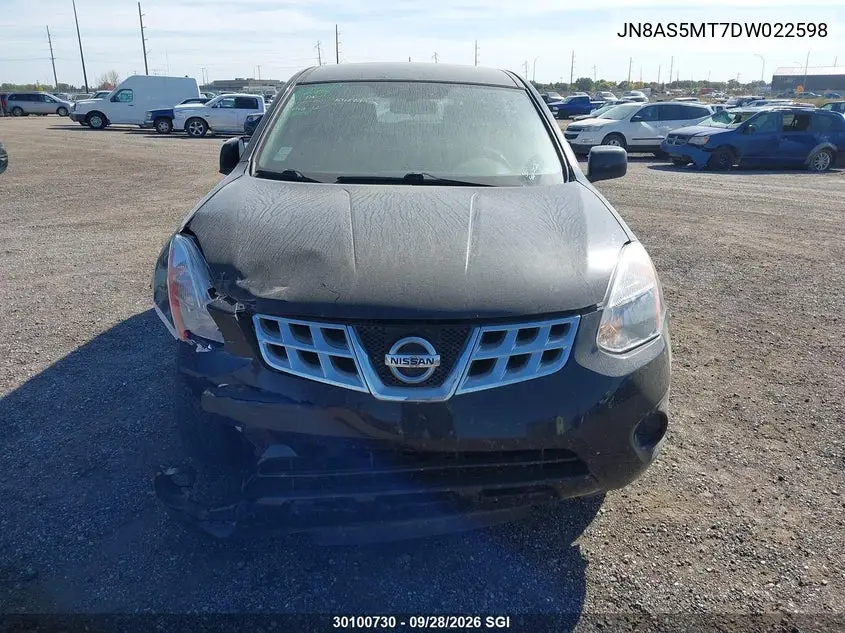 2013 NISSAN ROGUE VIN JN8AS5MT7DW022598 — фото 12
