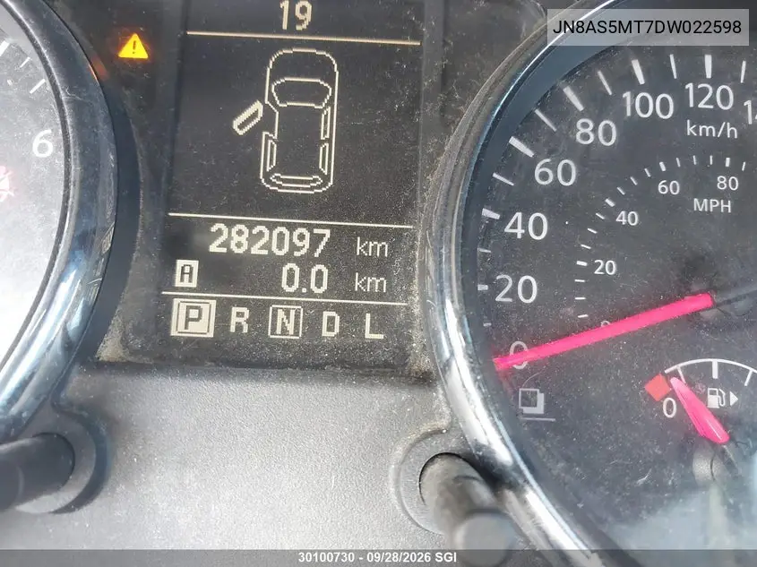 2013 NISSAN ROGUE VIN JN8AS5MT7DW022598 — фото 15