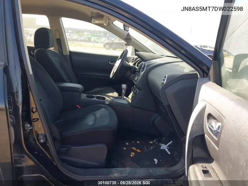 2013 NISSAN ROGUE VIN JN8AS5MT7DW022598 — фото 5
