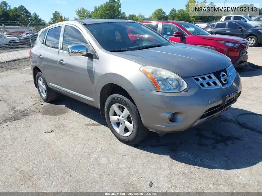 NISSAN ROGUE 2013, VIN JN8AS5MV2DW652143