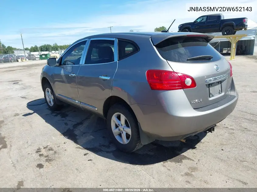 2013 NISSAN ROGUE VIN JN8AS5MV2DW652143 — фото 3