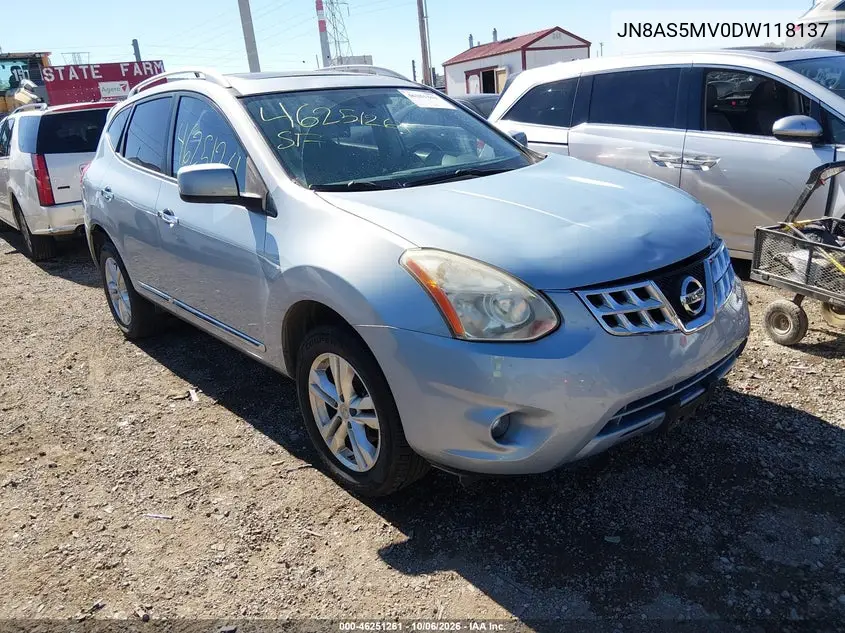 NISSAN ROGUE 2013, VIN JN8AS5MV0DW118137