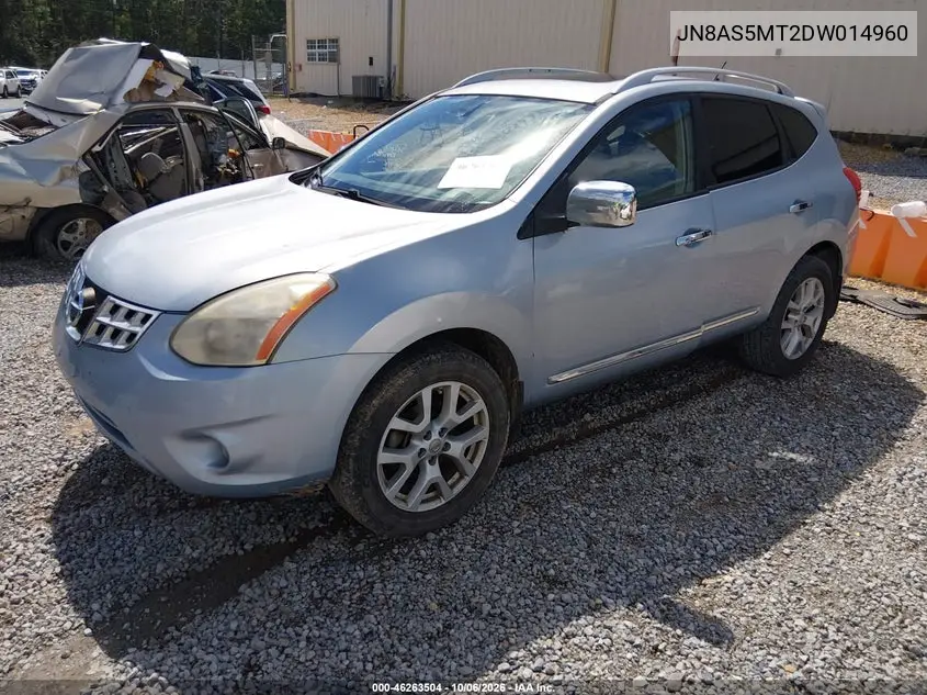 2013 NISSAN ROGUE VIN JN8AS5MT2DW014960 — фото 2