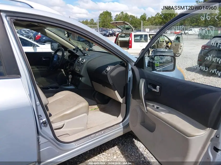 2013 NISSAN ROGUE VIN JN8AS5MT2DW014960 — фото 5