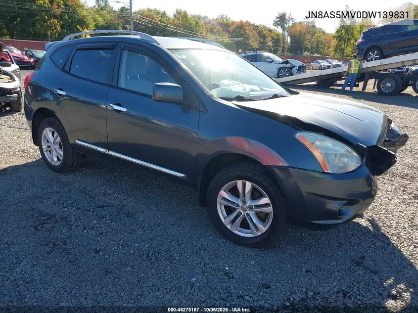NISSAN ROGUE 2013, VIN JN8AS5MV0DW139831