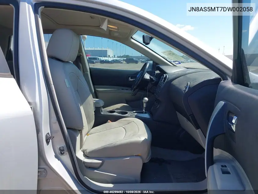 2013 NISSAN ROGUE VIN JN8AS5MT7DW002058 — фото 5