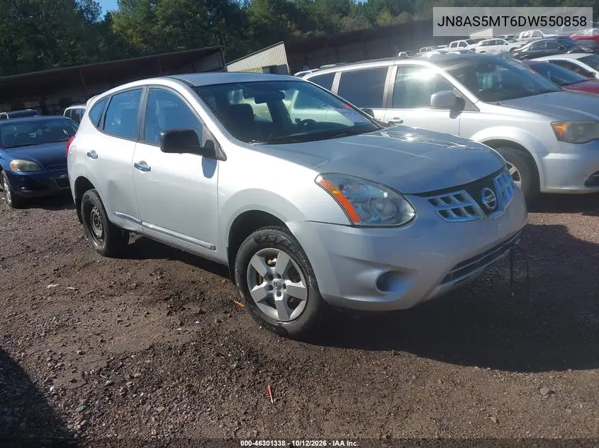 NISSAN ROGUE 2013, VIN JN8AS5MT6DW550858