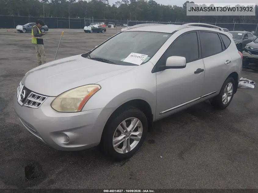 2013 NISSAN ROGUE VIN JN8AS5MT3DW013932 — фото 2