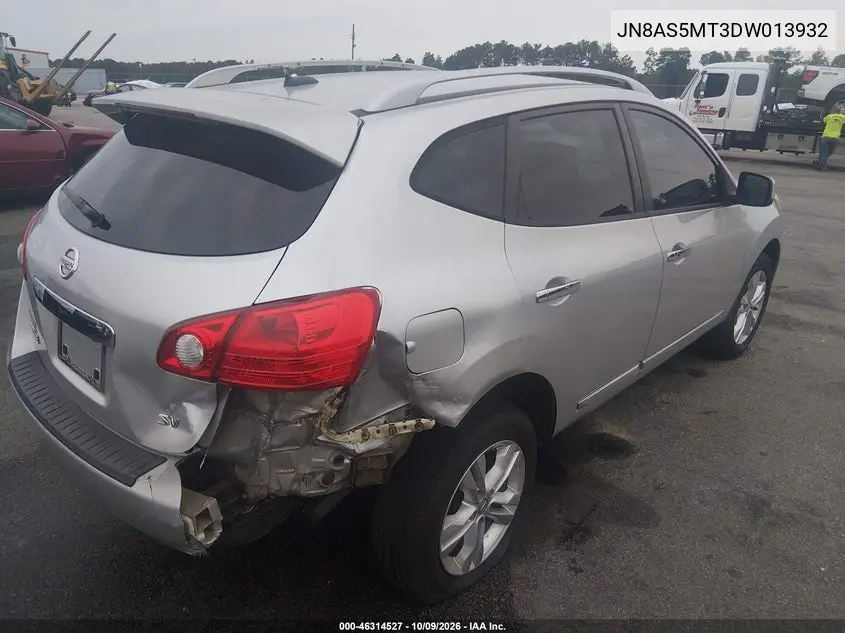 2013 NISSAN ROGUE VIN JN8AS5MT3DW013932 — фото 4