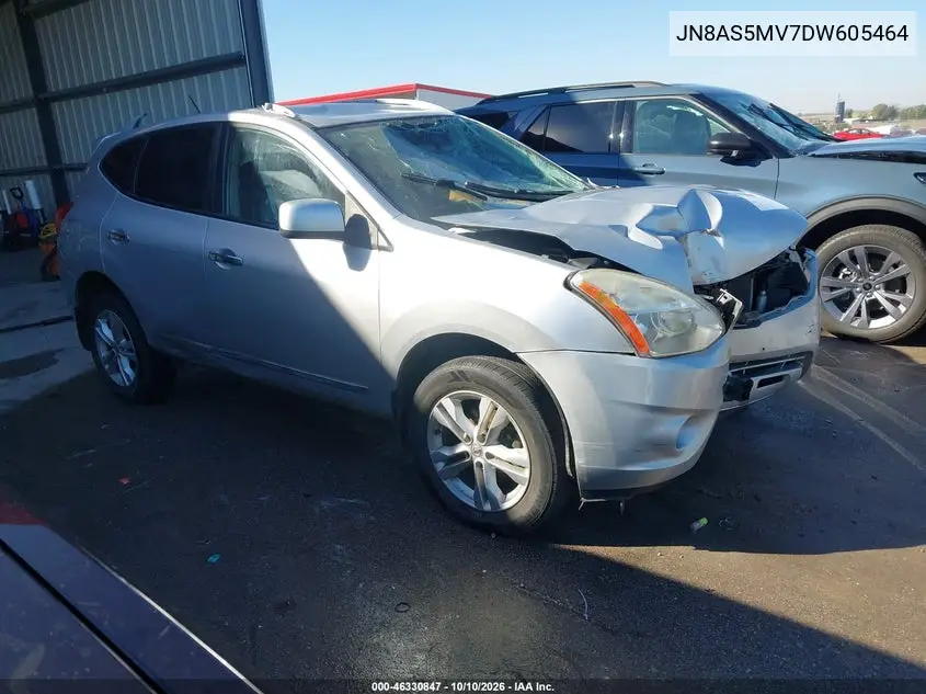 NISSAN ROGUE 2013, VIN JN8AS5MV7DW605464