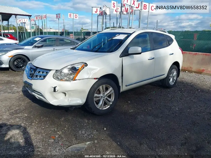 2013 NISSAN ROGUE VIN JN8AS5MV8DW658352 — фото 2