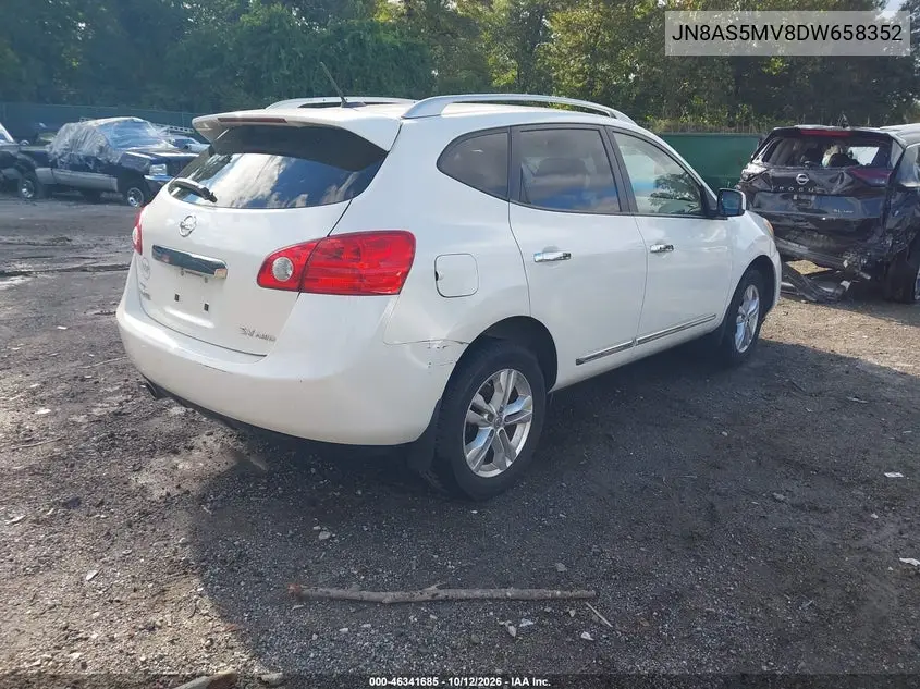 2013 NISSAN ROGUE VIN JN8AS5MV8DW658352 — фото 4