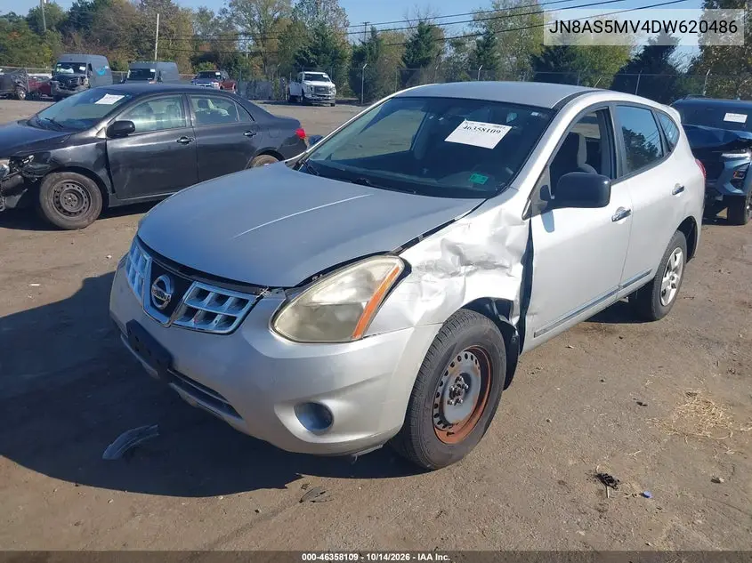 2013 NISSAN ROGUE VIN JN8AS5MV4DW620486 — фото 2