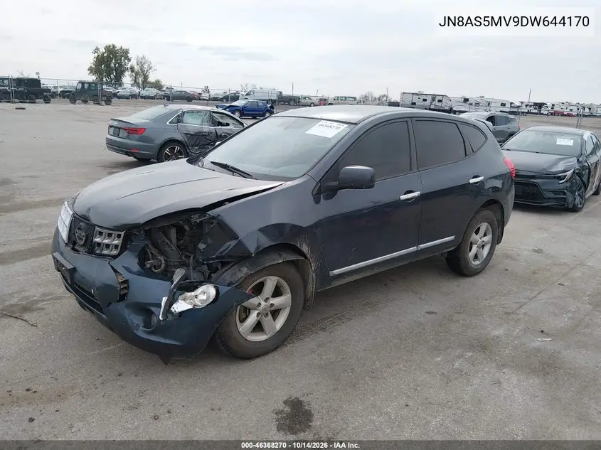 2013 NISSAN ROGUE VIN JN8AS5MV9DW644170 — фото 2