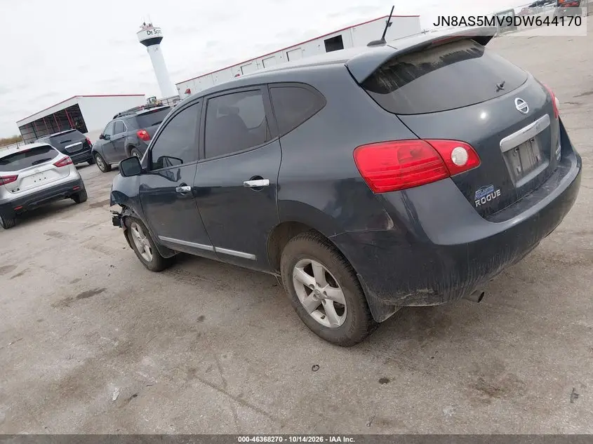 2013 NISSAN ROGUE VIN JN8AS5MV9DW644170 — фото 3