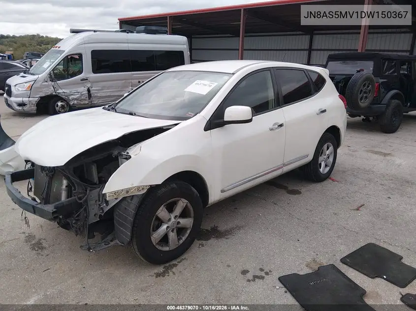 2013 NISSAN ROGUE VIN JN8AS5MV1DW150367 — фото 2