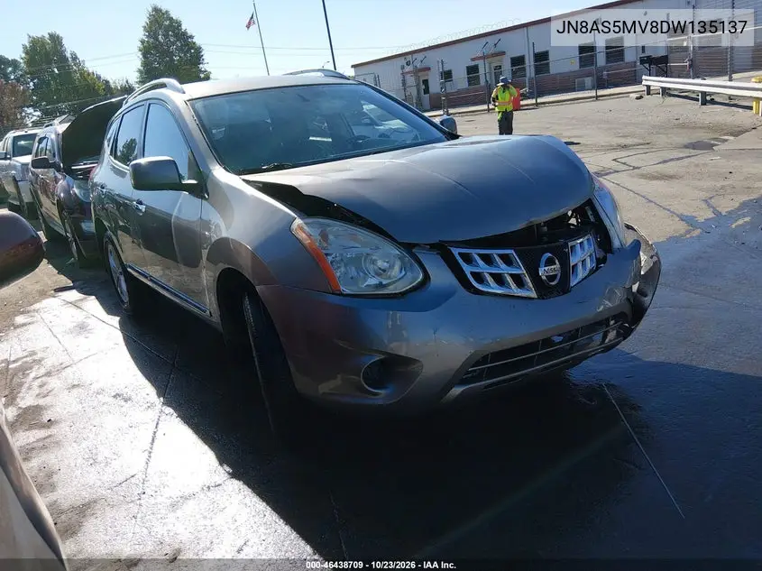 NISSAN ROGUE 2013, VIN JN8AS5MV8DW135137