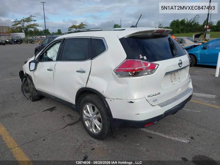 2014 NISSAN ROGUE VIN 5N1AT2MVXEC847493 — фото 3