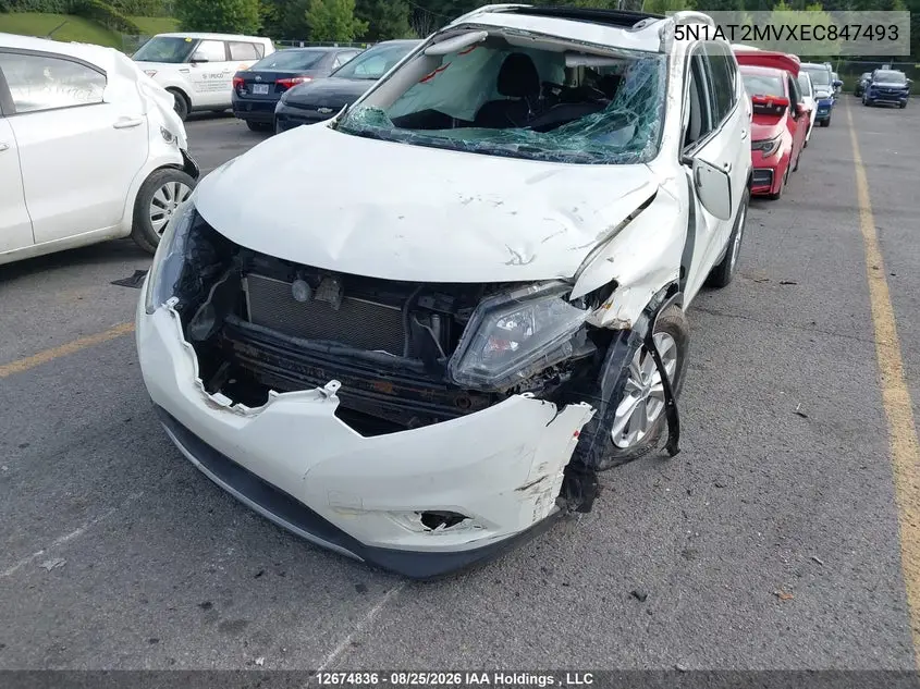 2014 NISSAN ROGUE VIN 5N1AT2MVXEC847493 — фото 6