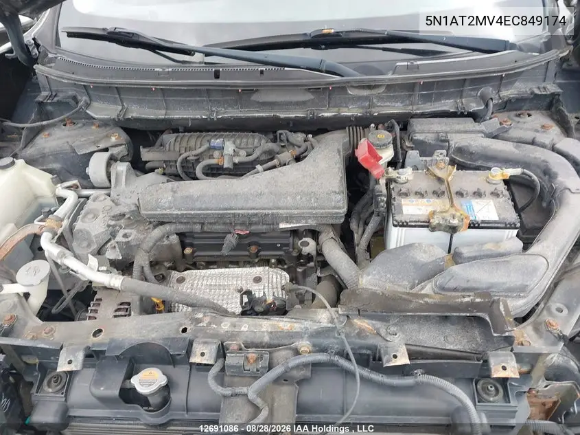 2014 NISSAN ROGUE VIN 5N1AT2MV4EC849174 — фото 10