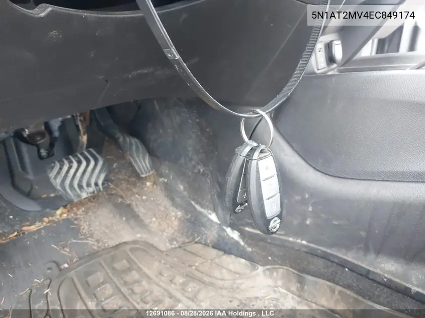 2014 NISSAN ROGUE VIN 5N1AT2MV4EC849174 — фото 11