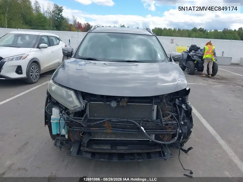 2014 NISSAN ROGUE VIN 5N1AT2MV4EC849174 — фото 13