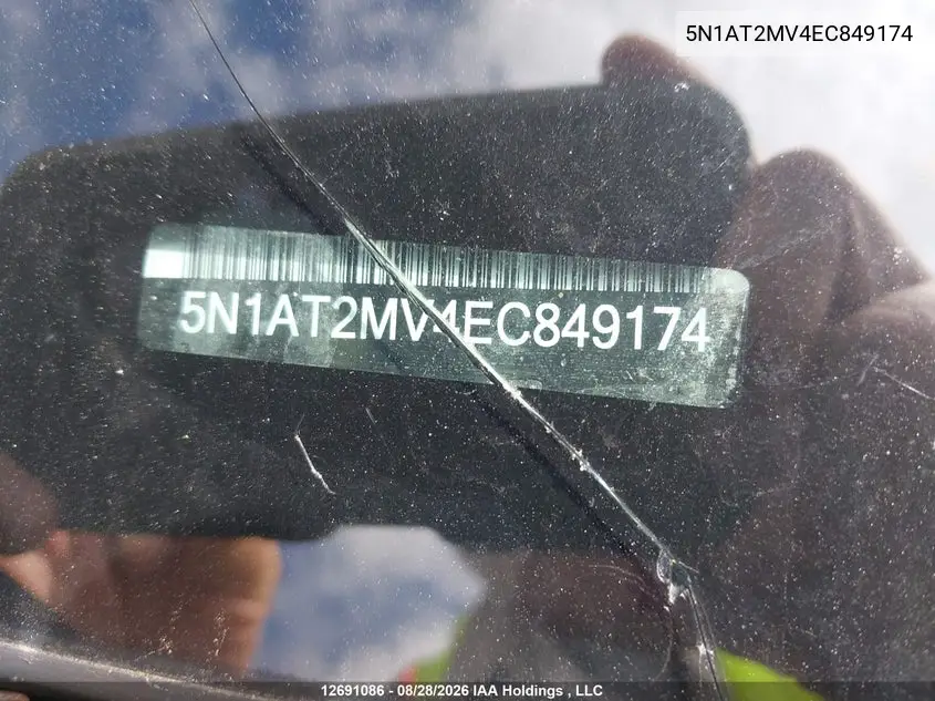 2014 NISSAN ROGUE VIN 5N1AT2MV4EC849174 — фото 18