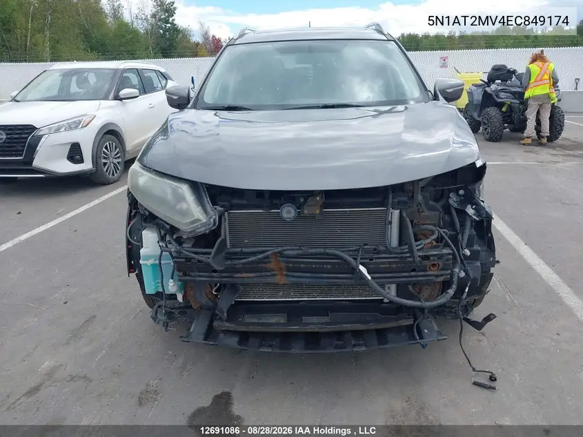 2014 NISSAN ROGUE VIN 5N1AT2MV4EC849174 — фото 6