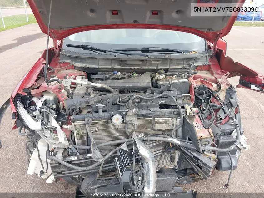 2014 NISSAN ROGUE VIN 5N1AT2MV7EC833096 — фото 10