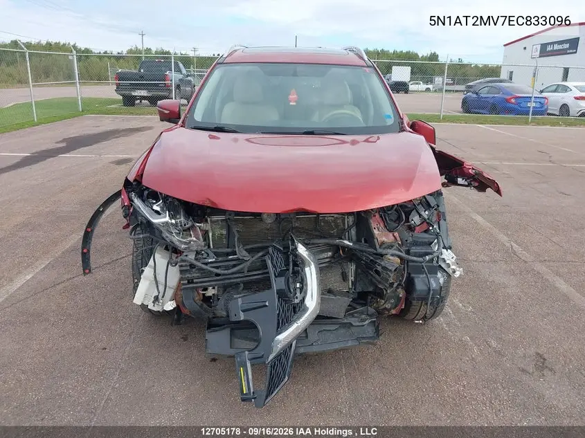 2014 NISSAN ROGUE VIN 5N1AT2MV7EC833096 — фото 6