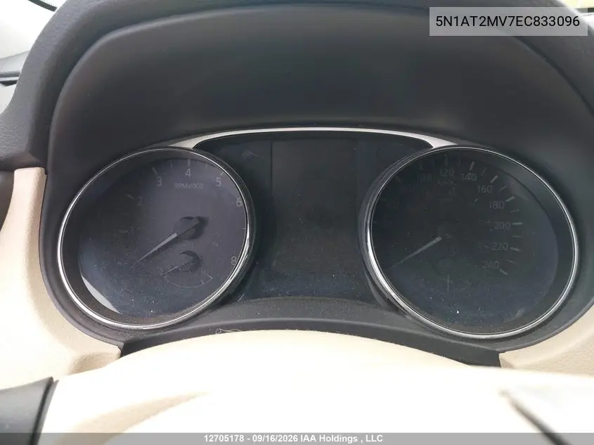2014 NISSAN ROGUE VIN 5N1AT2MV7EC833096 — фото 7