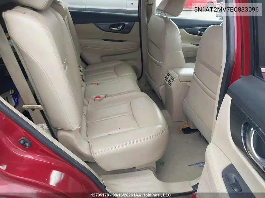 2014 NISSAN ROGUE VIN 5N1AT2MV7EC833096 — фото 8