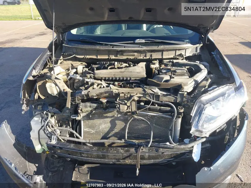 2014 NISSAN ROGUE VIN 5N1AT2MV2EC834804 — фото 10