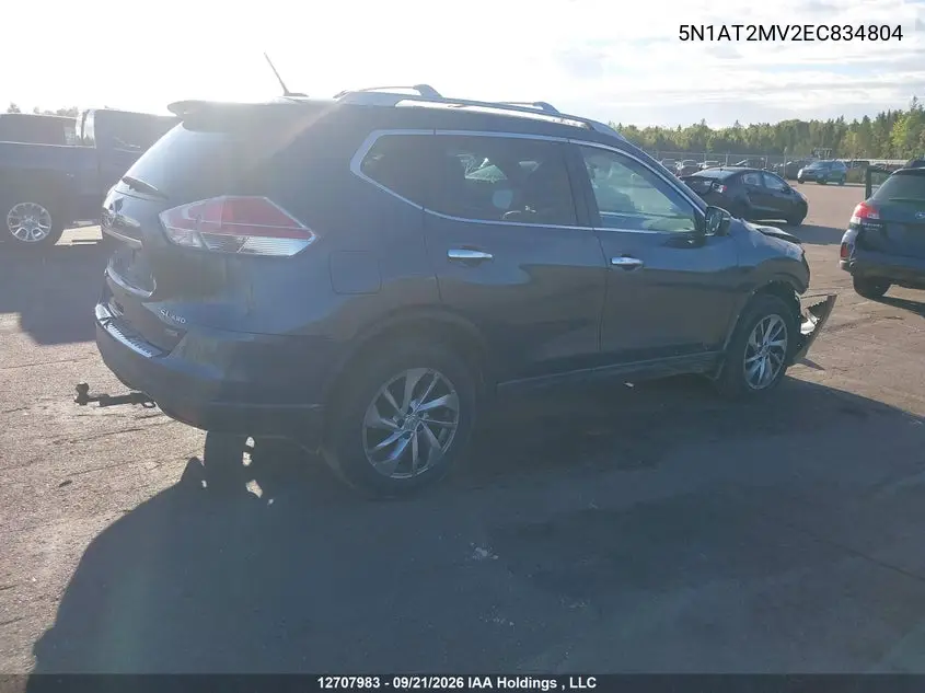 2014 NISSAN ROGUE VIN 5N1AT2MV2EC834804 — фото 4