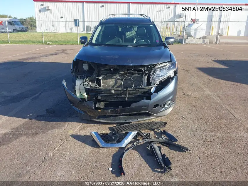 2014 NISSAN ROGUE VIN 5N1AT2MV2EC834804 — фото 6