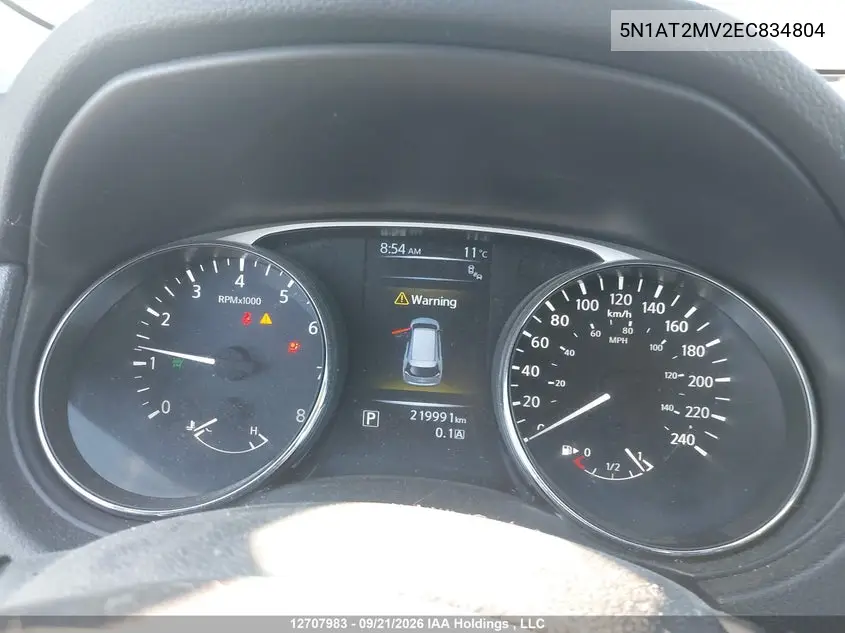 2014 NISSAN ROGUE VIN 5N1AT2MV2EC834804 — фото 7