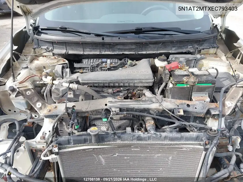 2014 NISSAN ROGUE VIN 5N1AT2MTXEC793403 — фото 10