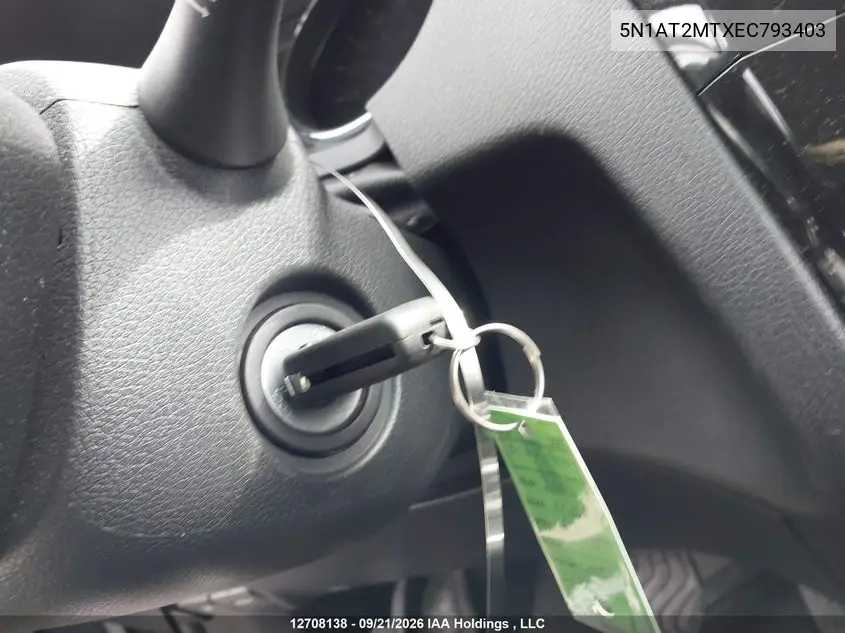 2014 NISSAN ROGUE VIN 5N1AT2MTXEC793403 — фото 11