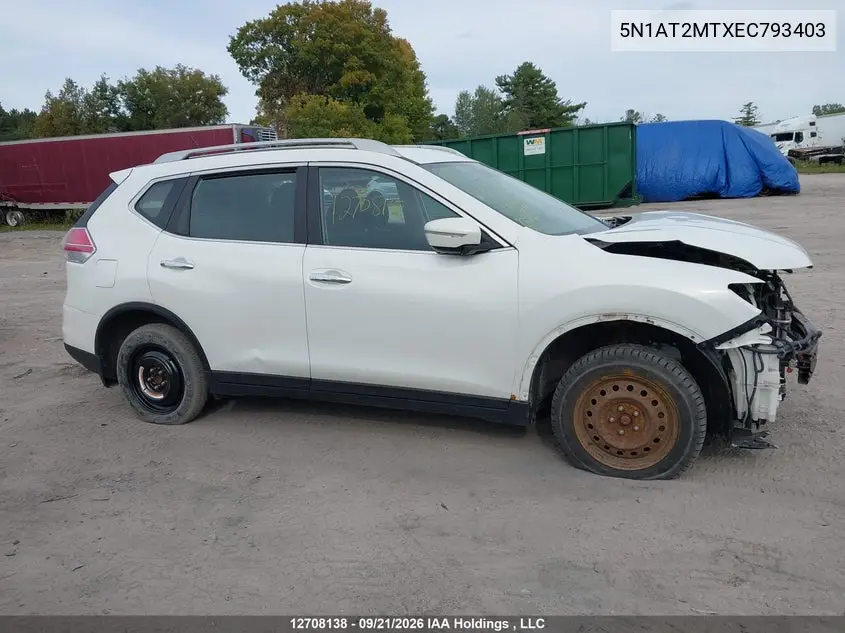 2014 NISSAN ROGUE VIN 5N1AT2MTXEC793403 — фото 14
