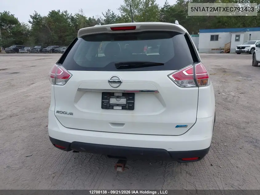 2014 NISSAN ROGUE VIN 5N1AT2MTXEC793403 — фото 17
