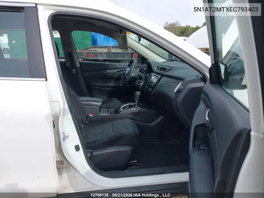 2014 NISSAN ROGUE VIN 5N1AT2MTXEC793403 — фото 5