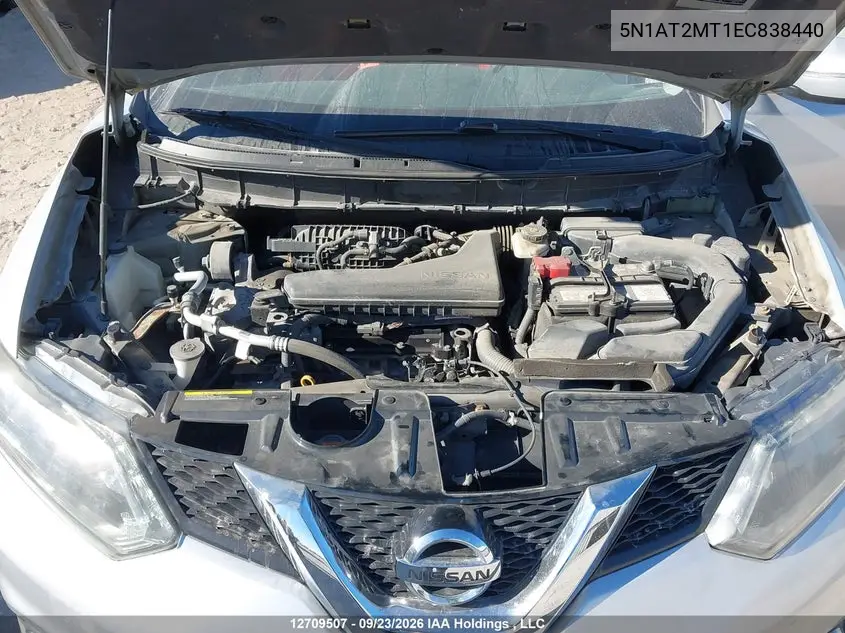 2014 NISSAN ROGUE VIN 5N1AT2MT1EC838440 — фото 10