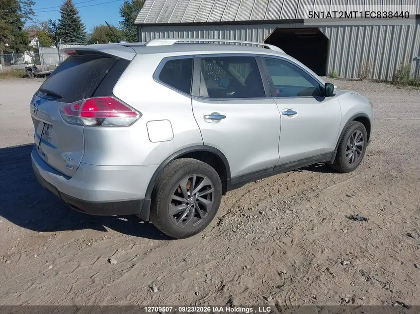 2014 NISSAN ROGUE VIN 5N1AT2MT1EC838440 — фото 4
