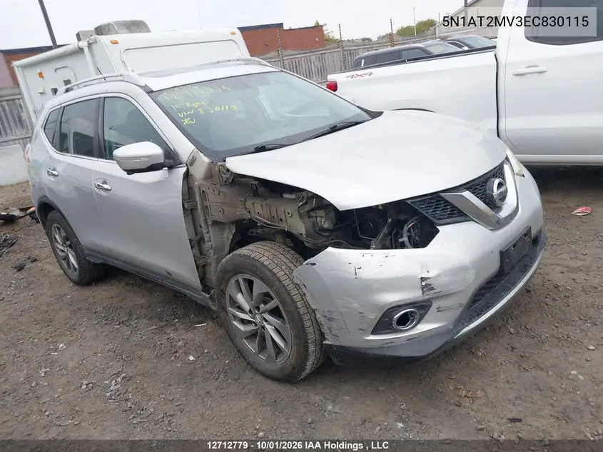 NISSAN ROGUE 2014, VIN 5N1AT2MV3EC830115