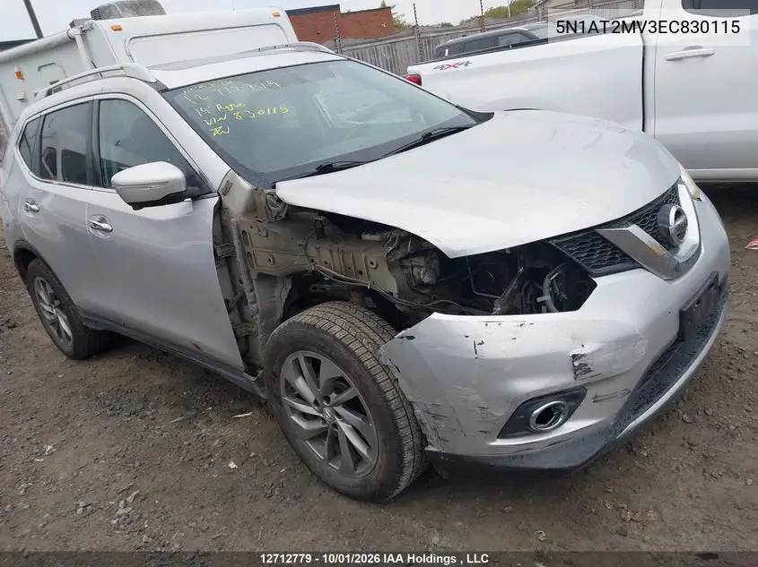 2014 NISSAN ROGUE VIN 5N1AT2MV3EC830115 — фото 6